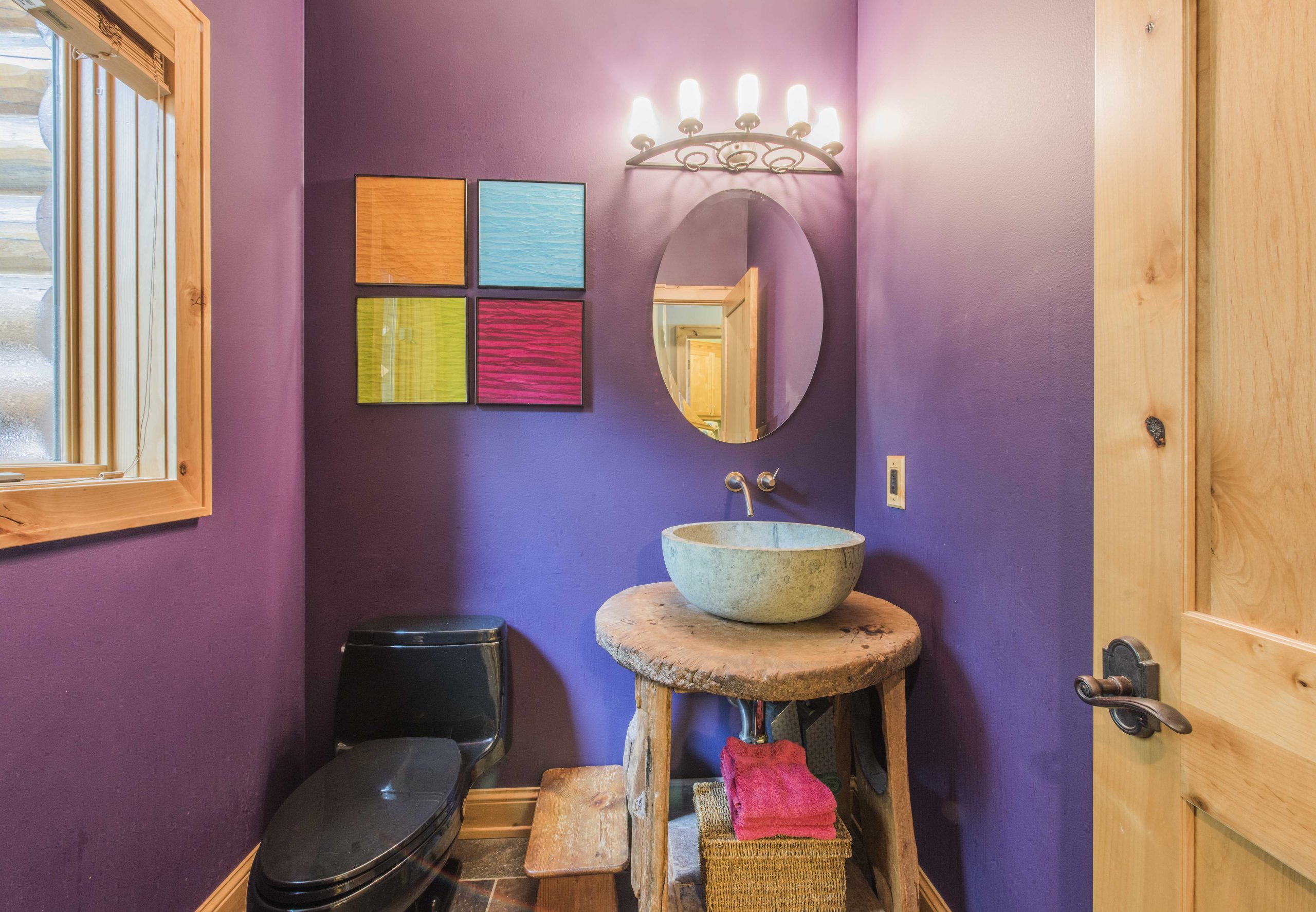 Rustic bathroom