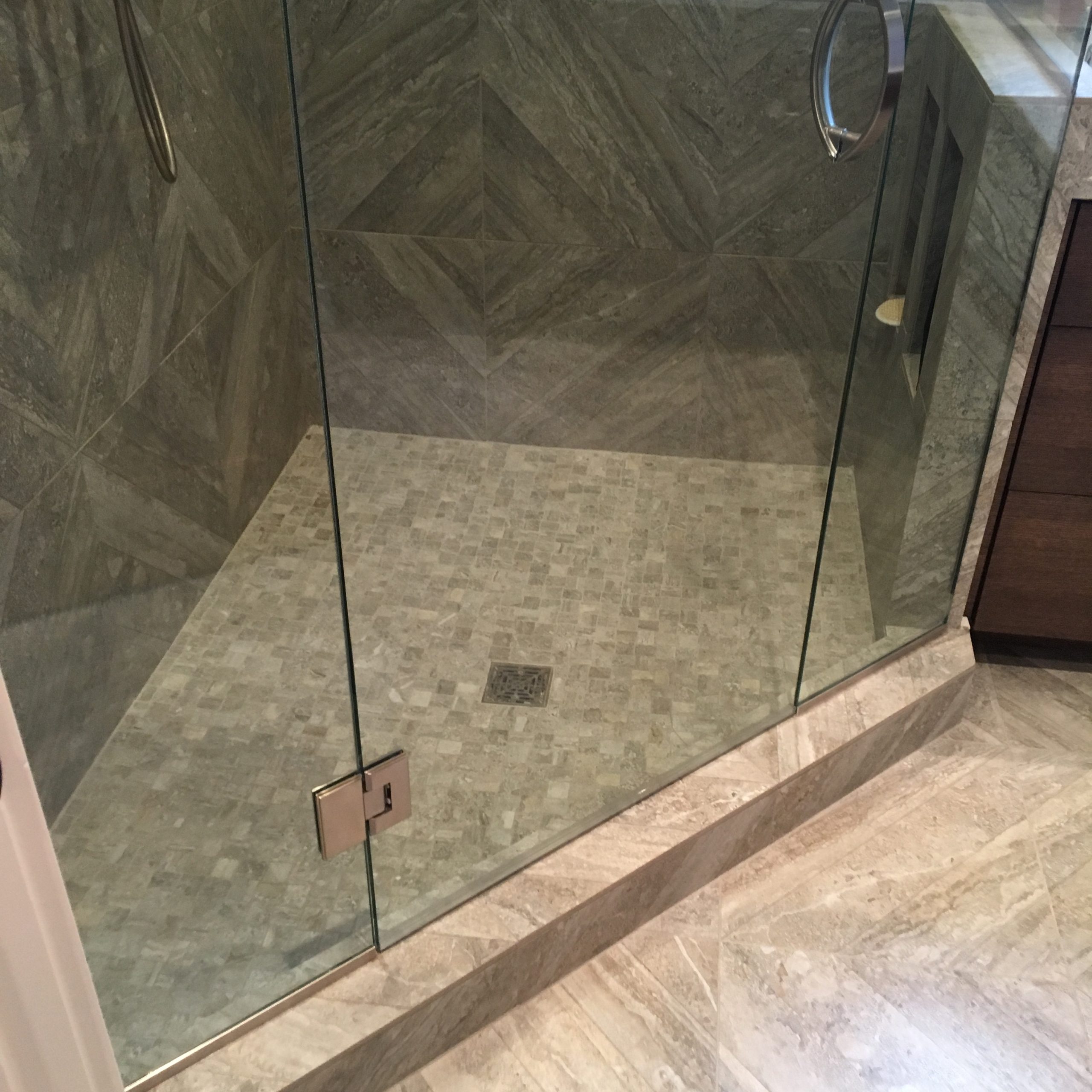 Tile shower