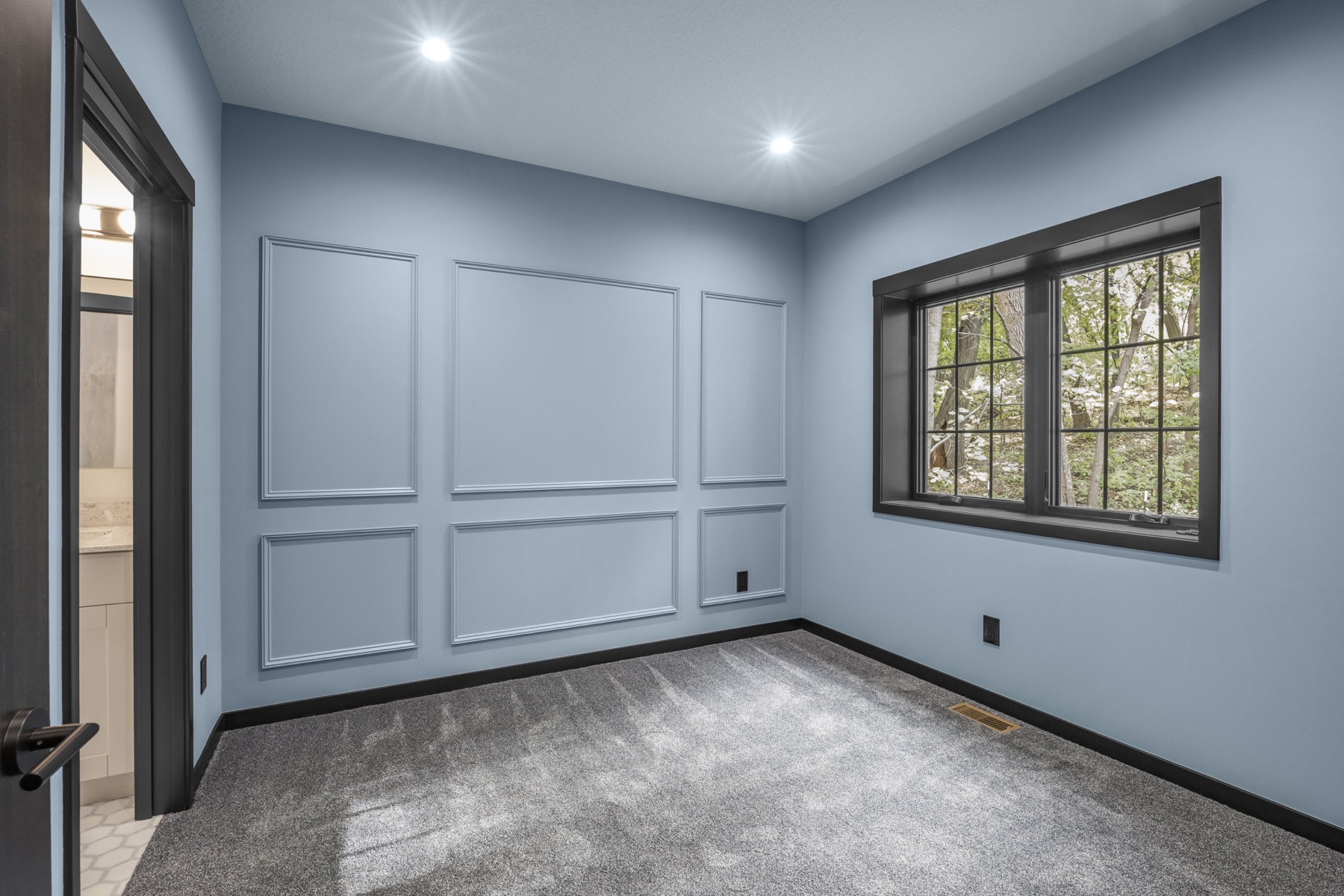 Modern Woodland Home in Shakopee, view 20