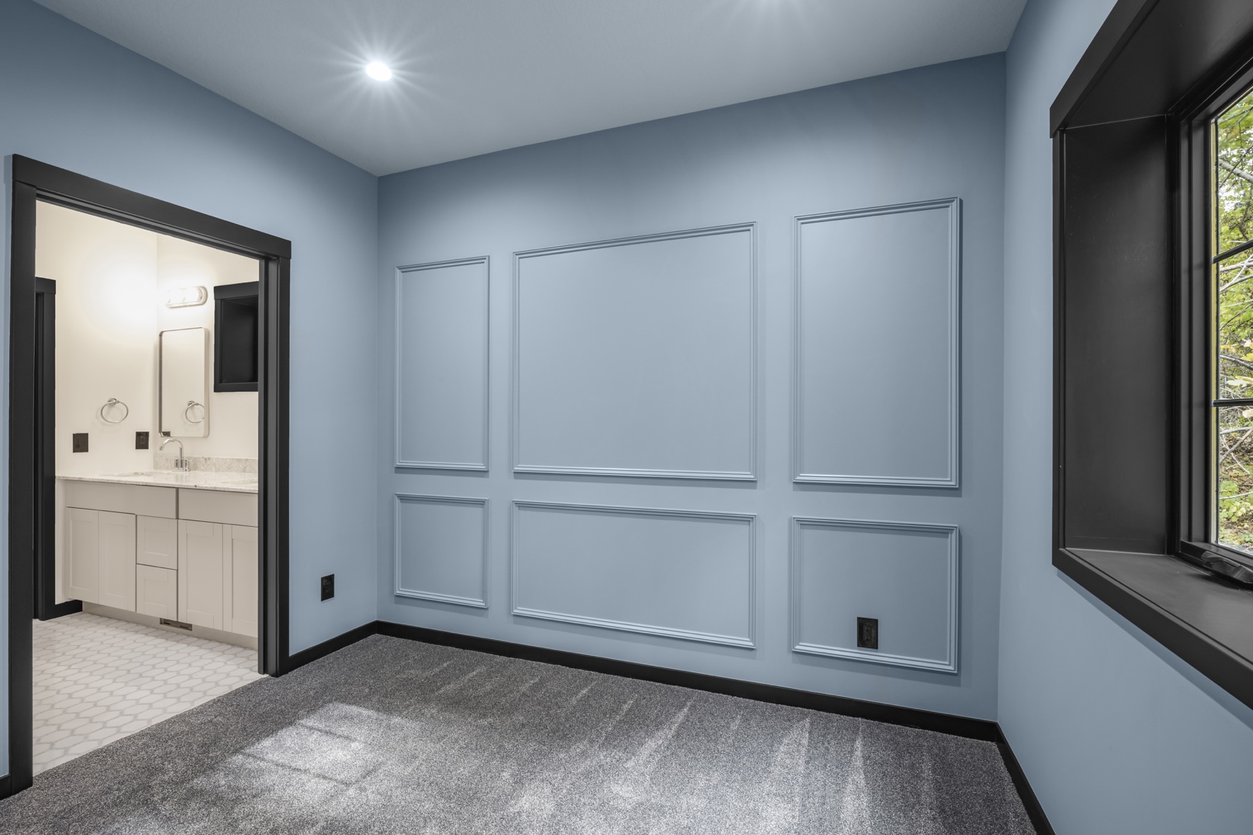 Modern Woodland Home in Shakopee, view 21