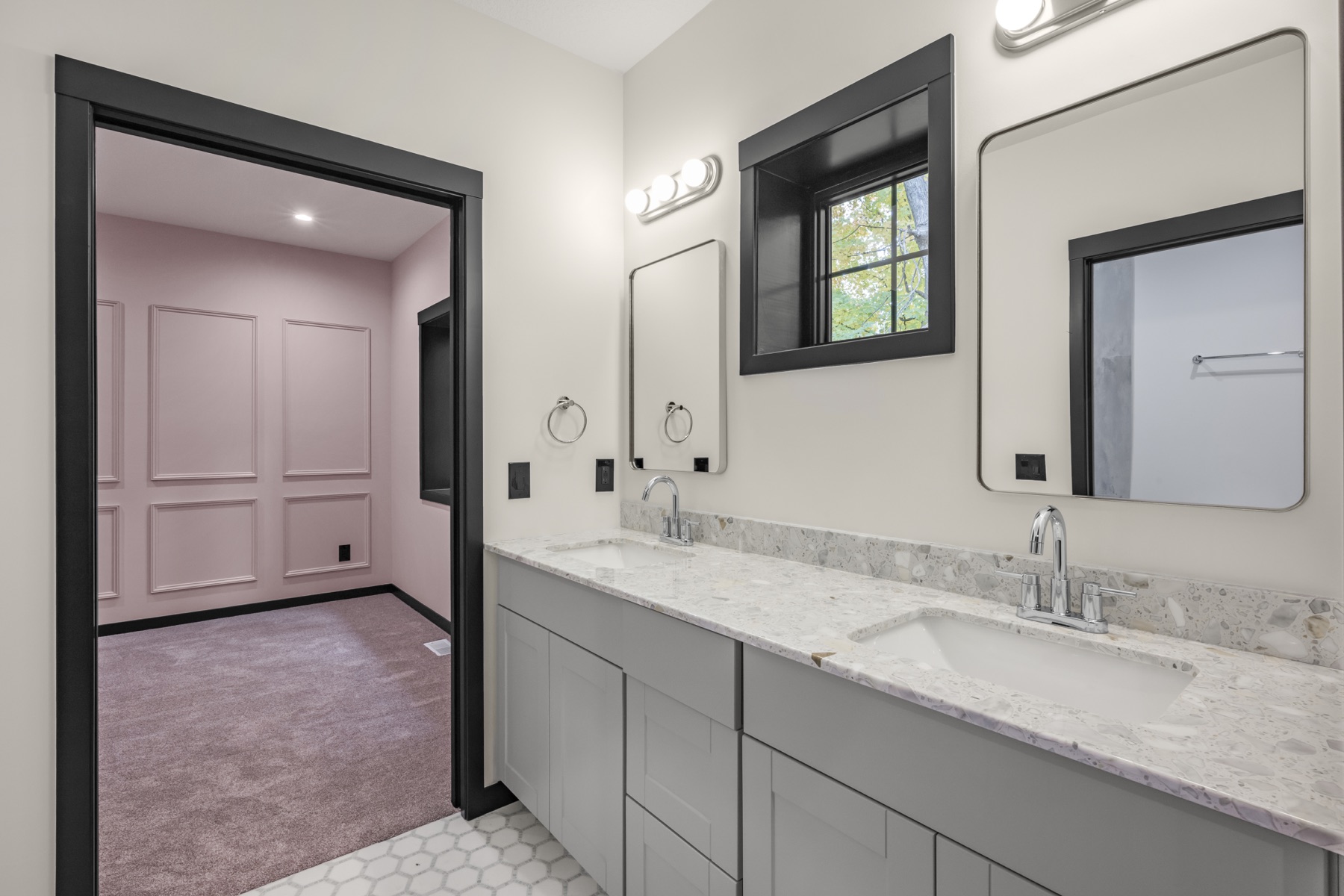 Modern Woodland Home in Shakopee, view 24