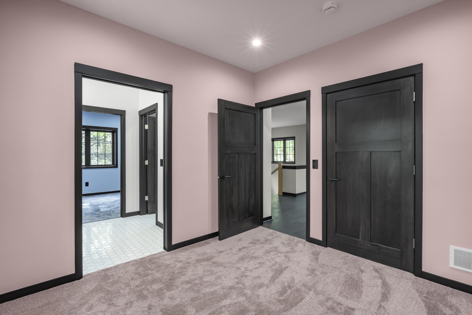 Modern Woodland Home in Shakopee, view 28