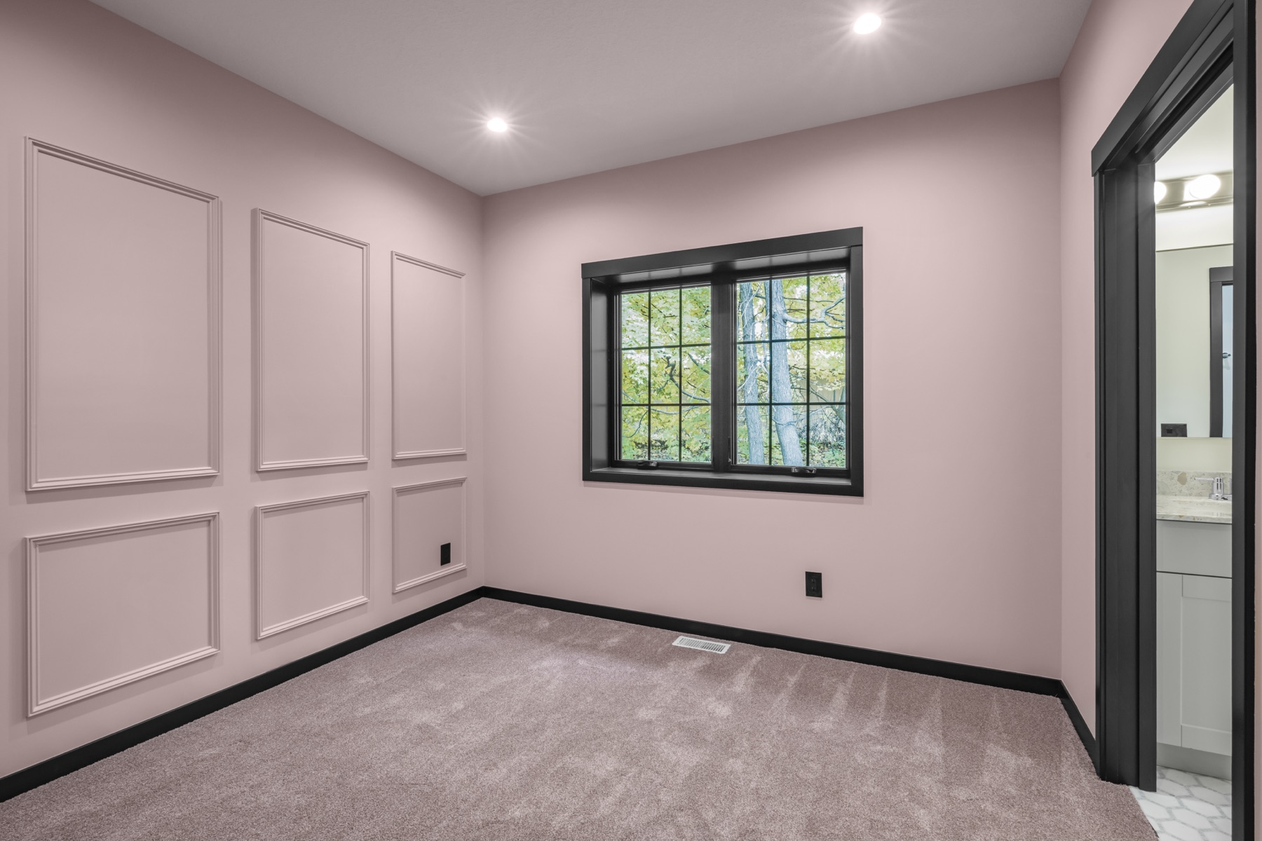 Modern Woodland Home in Shakopee, view 29