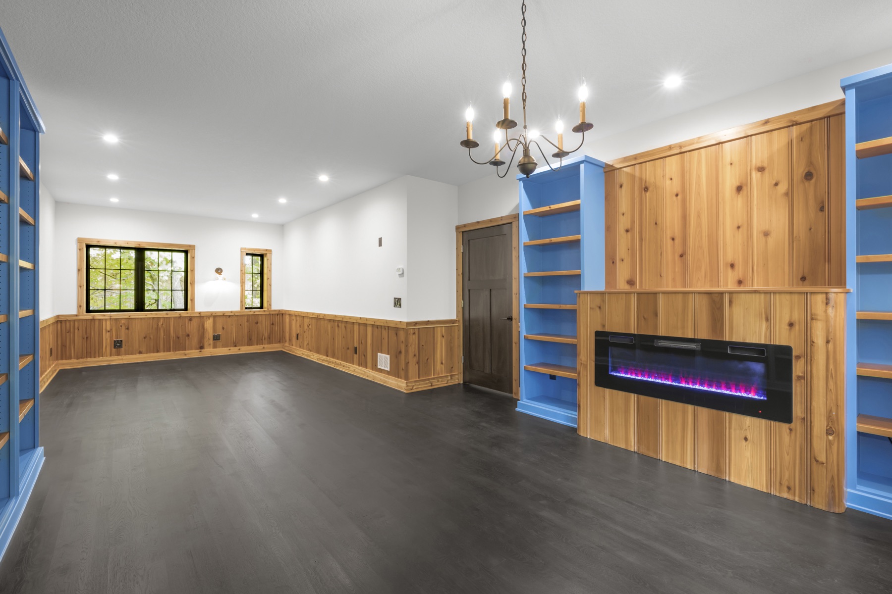 Modern Woodland Home in Shakopee, view 35