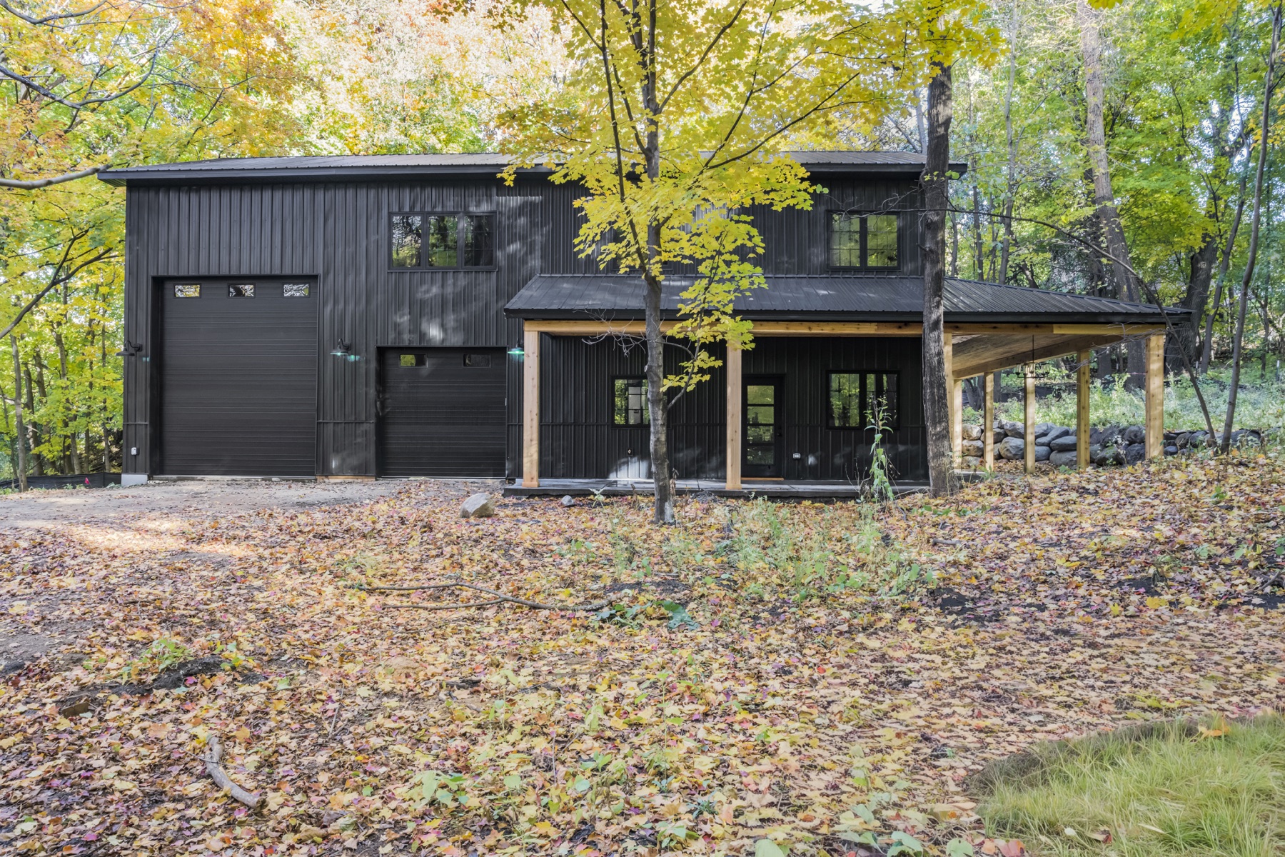 Modern Woodland Home in Shakopee, view 47