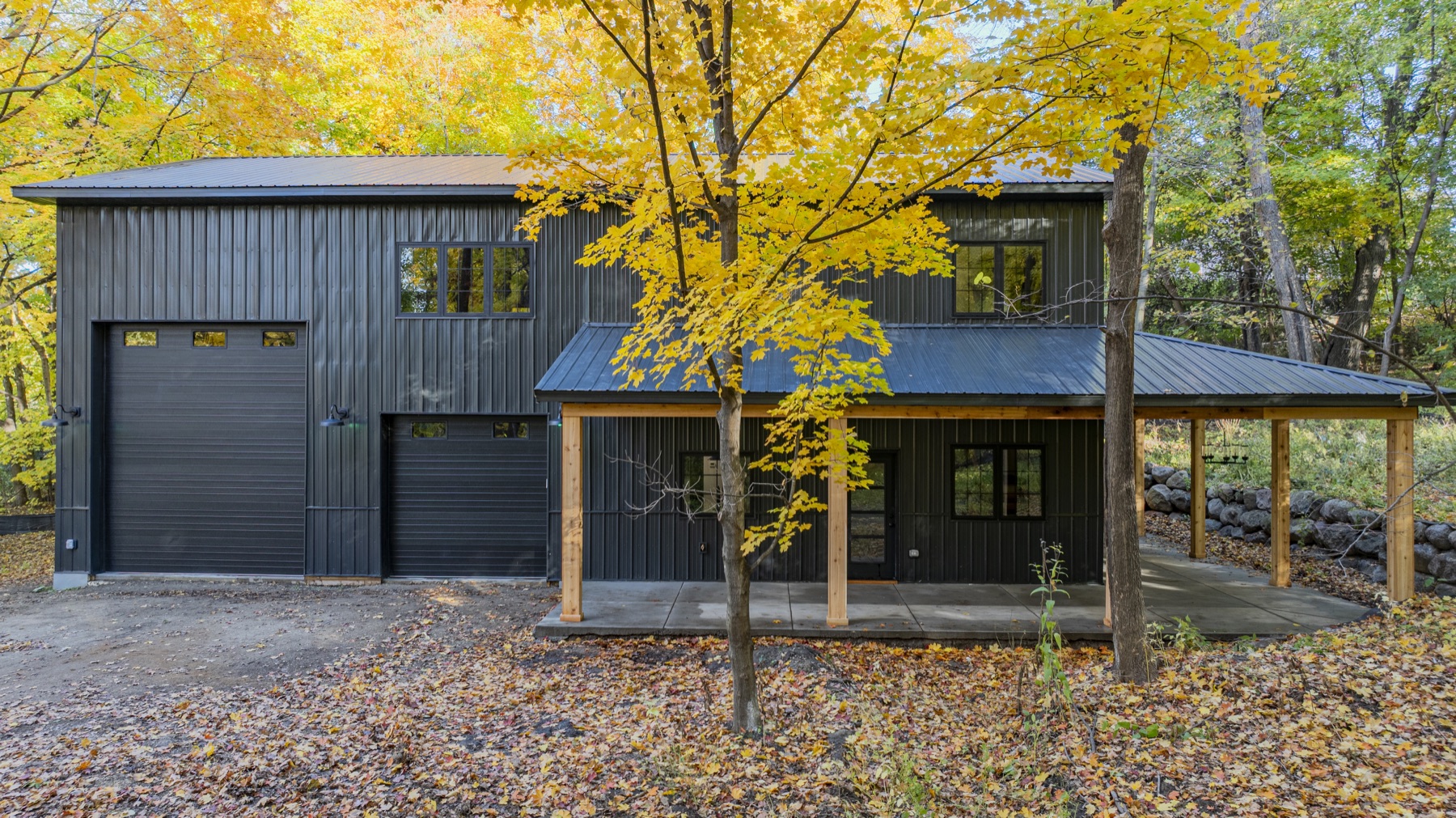 Modern Woodland Home in Shakopee, view 61
