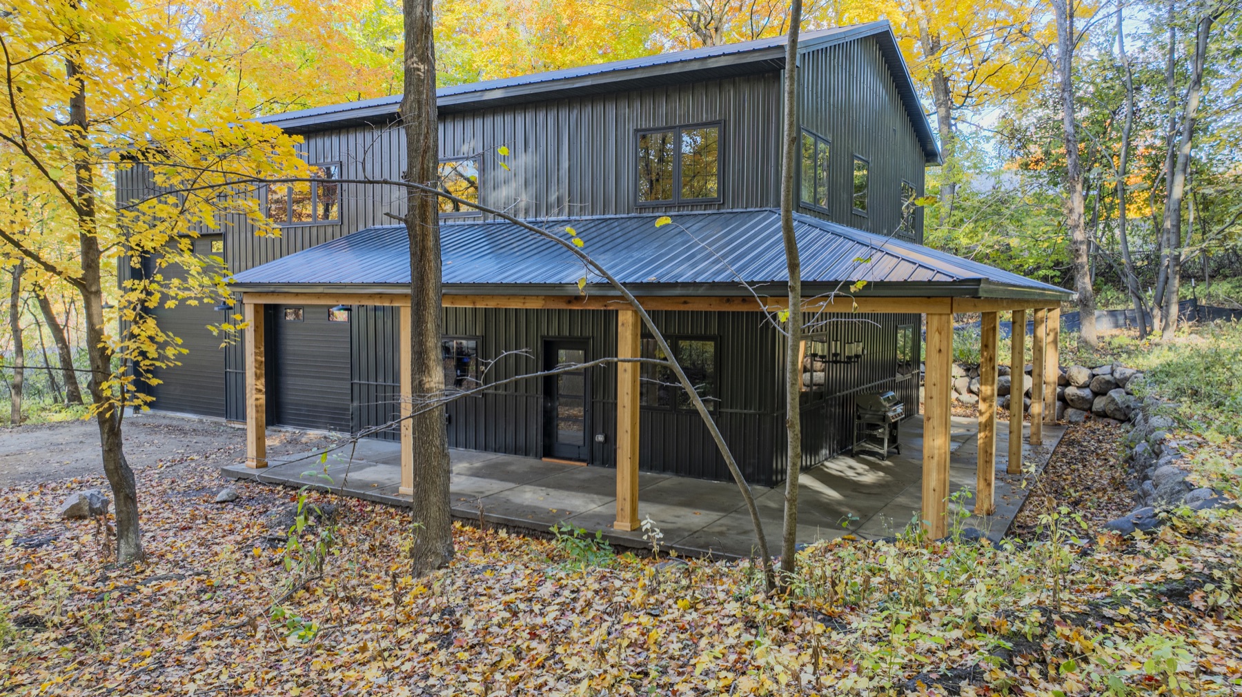 Modern Woodland Home in Shakopee, view 62