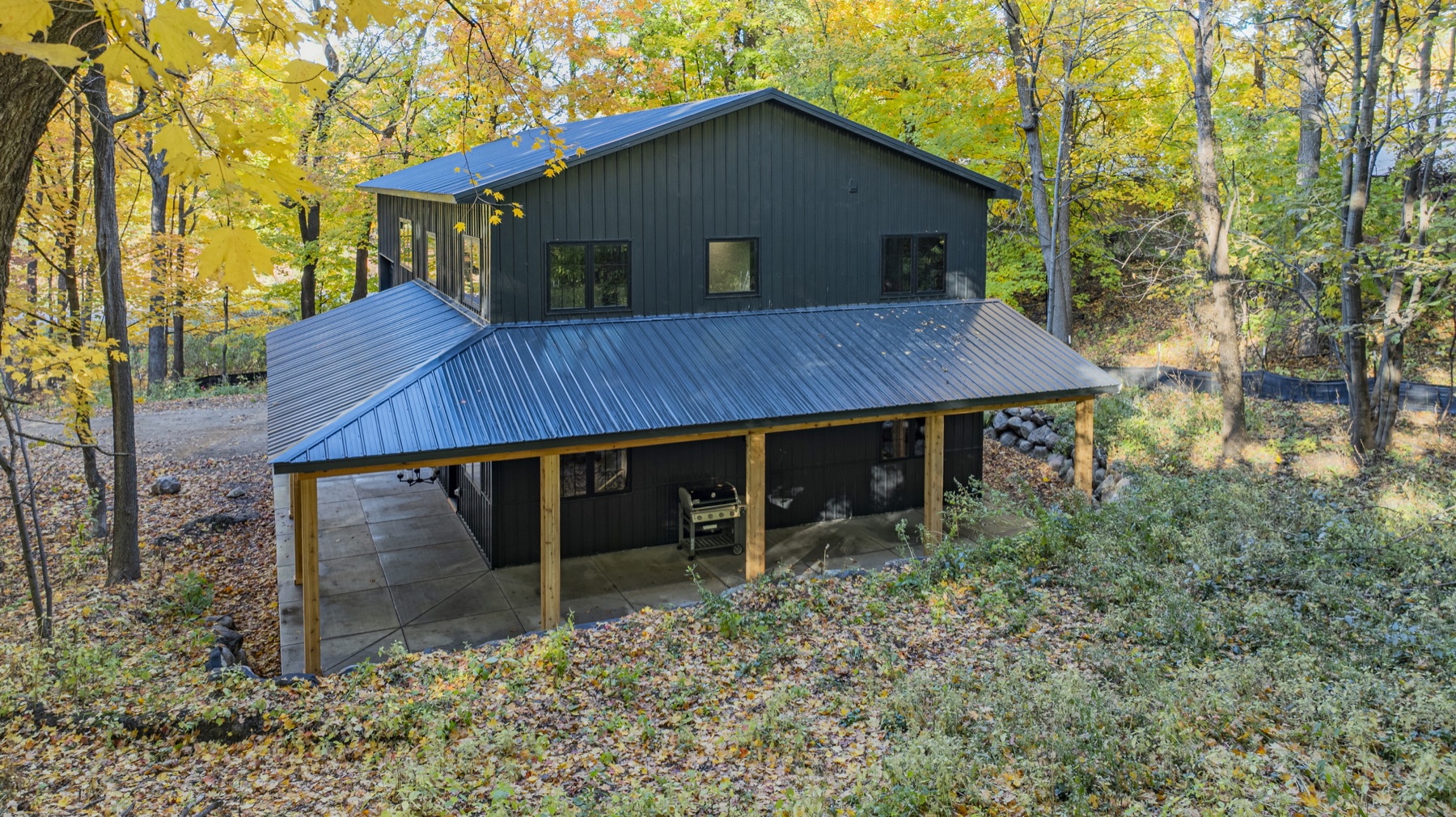 Modern Woodland Home in Shakopee, view 68